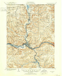 Warren Pennsylvania Historical topographic map, 1:62500 scale, 15 X 15 Minute, Year 1906