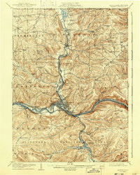 Warren Pennsylvania Historical topographic map, 1:62500 scale, 15 X 15 Minute, Year 1908
