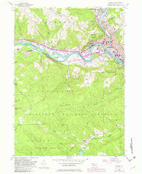 Warren Pennsylvania Historical topographic map, 1:24000 scale, 7.5 X 7.5 Minute, Year 1954