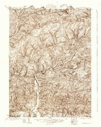 Warrensville Pennsylvania Historical topographic map, 1:48000 scale, 15 X 15 Minute, Year 1930