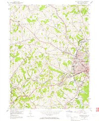 Washington West Pennsylvania Historical topographic map, 1:24000 scale, 7.5 X 7.5 Minute, Year 1954