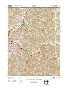 Washington East Pennsylvania Historical topographic map, 1:24000 scale, 7.5 X 7.5 Minute, Year 2013