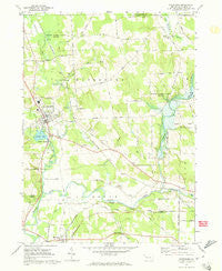 Waterford Pennsylvania Historical topographic map, 1:24000 scale, 7.5 X 7.5 Minute, Year 1967