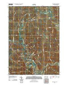 Wattsburg Pennsylvania Historical topographic map, 1:24000 scale, 7.5 X 7.5 Minute, Year 2010
