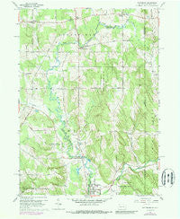 Wattsburg Pennsylvania Historical topographic map, 1:24000 scale, 7.5 X 7.5 Minute, Year 1960
