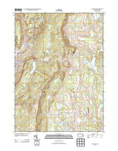 Waymart Pennsylvania Historical topographic map, 1:24000 scale, 7.5 X 7.5 Minute, Year 2013