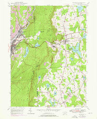 Waymart Pennsylvania Historical topographic map, 1:24000 scale, 7.5 X 7.5 Minute, Year 1946