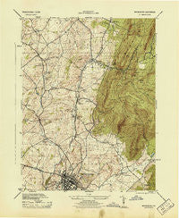 Waynesboro Pennsylvania Historical topographic map, 1:31680 scale, 7.5 X 7.5 Minute, Year 1944