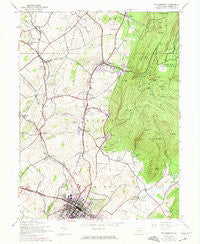 Waynesboro Pennsylvania Historical topographic map, 1:24000 scale, 7.5 X 7.5 Minute, Year 1944