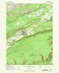 Weatherly Pennsylvania Historical topographic map, 1:24000 scale, 7.5 X 7.5 Minute, Year 1948