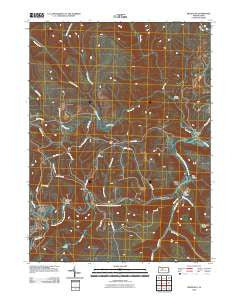 Weedville Pennsylvania Historical topographic map, 1:24000 scale, 7.5 X 7.5 Minute, Year 2010