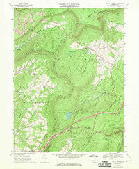 Wells Tannery Pennsylvania Historical topographic map, 1:24000 scale, 7.5 X 7.5 Minute, Year 1968