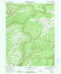 Wells Tannery Pennsylvania Historical topographic map, 1:24000 scale, 7.5 X 7.5 Minute, Year 1968