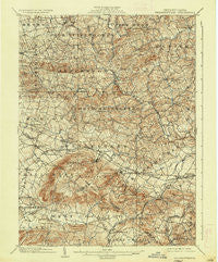 Wernersville Pennsylvania Historical topographic map, 1:62500 scale, 15 X 15 Minute, Year 1902
