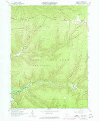 Westline Pennsylvania Historical topographic map, 1:24000 scale, 7.5 X 7.5 Minute, Year 1966