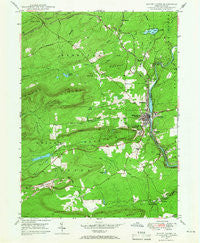 White Haven Pennsylvania Historical topographic map, 1:24000 scale, 7.5 X 7.5 Minute, Year 1947