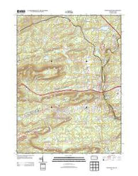 White Haven Pennsylvania Historical topographic map, 1:24000 scale, 7.5 X 7.5 Minute, Year 2013