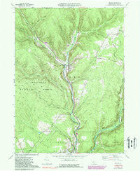 Wilcox Pennsylvania Historical topographic map, 1:24000 scale, 7.5 X 7.5 Minute, Year 1969