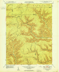 Wildwood Fire Tower Pennsylvania Historical topographic map, 1:24000 scale, 7.5 X 7.5 Minute, Year 1950