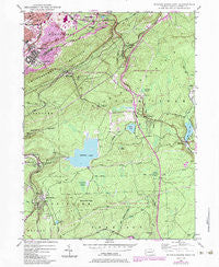 Wilkes-Barre East Pennsylvania Historical topographic map, 1:24000 scale, 7.5 X 7.5 Minute, Year 1947