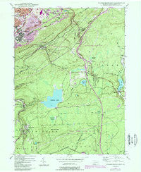 Wilkes-Barre East Pennsylvania Historical topographic map, 1:24000 scale, 7.5 X 7.5 Minute, Year 1947