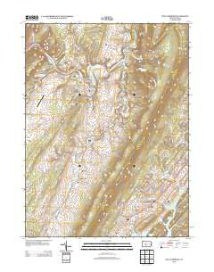 Williamsburg Pennsylvania Historical topographic map, 1:24000 scale, 7.5 X 7.5 Minute, Year 2013