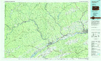Williamsport West Pennsylvania Historical topographic map, 1:100000 scale, 30 X 60 Minute, Year 1984