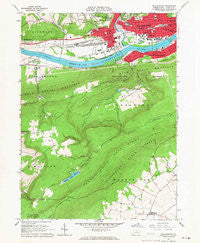 Williamsport Pennsylvania Historical topographic map, 1:24000 scale, 7.5 X 7.5 Minute, Year 1965