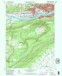 Williamsport Pennsylvania Historical topographic map, 1:24000 scale, 7.5 X 7.5 Minute, Year 1965