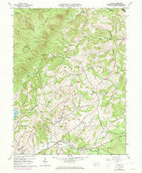 Wilpen Pennsylvania Historical topographic map, 1:24000 scale, 7.5 X 7.5 Minute, Year 1964