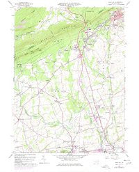 Wind Gap Pennsylvania Historical topographic map, 1:24000 scale, 7.5 X 7.5 Minute, Year 1960