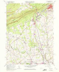 Wind Gap Pennsylvania Historical topographic map, 1:24000 scale, 7.5 X 7.5 Minute, Year 1960