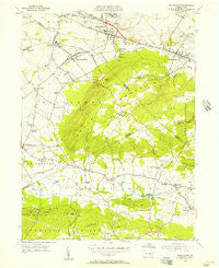 Womelsdorf Pennsylvania Historical topographic map, 1:24000 scale, 7.5 X 7.5 Minute, Year 1955