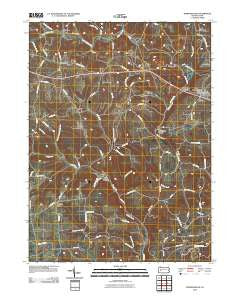 Worthington Pennsylvania Historical topographic map, 1:24000 scale, 7.5 X 7.5 Minute, Year 2010