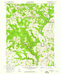 Worthington Pennsylvania Historical topographic map, 1:24000 scale, 7.5 X 7.5 Minute, Year 1958