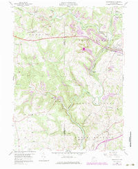 Worthington Pennsylvania Historical topographic map, 1:24000 scale, 7.5 X 7.5 Minute, Year 1958