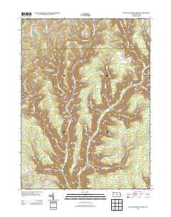 Young Womans Creek Pennsylvania Historical topographic map, 1:24000 scale, 7.5 X 7.5 Minute, Year 2013