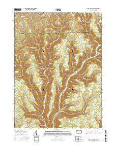 Young Womans Creek Pennsylvania Current topographic map, 1:24000 scale, 7.5 X 7.5 Minute, Year 2016