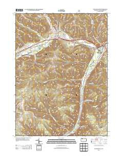 Youngsville Pennsylvania Historical topographic map, 1:24000 scale, 7.5 X 7.5 Minute, Year 2013