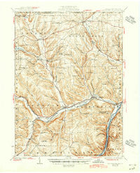 Youngsville Pennsylvania Historical topographic map, 1:62500 scale, 15 X 15 Minute, Year 1929