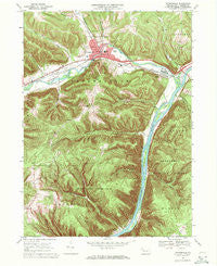 Youngsville Pennsylvania Historical topographic map, 1:24000 scale, 7.5 X 7.5 Minute, Year 1969