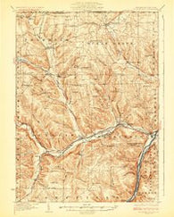 Youngsville Pennsylvania Historical topographic map, 1:62500 scale, 15 X 15 Minute, Year 1929