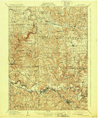 Zelienople Pennsylvania Historical topographic map, 1:62500 scale, 15 X 15 Minute, Year 1910