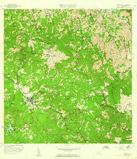 Adjuntas Puerto Rico Historical topographic map, 1:20000 scale, 7.5 X 7.5 Minute, Year 1960