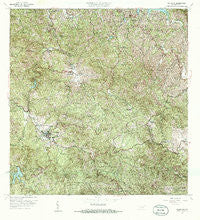 Adjuntas Puerto Rico Historical topographic map, 1:20000 scale, 7.5 X 7.5 Minute, Year 1960