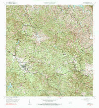 Adjuntas Puerto Rico Historical topographic map, 1:20000 scale, 7.5 X 7.5 Minute, Year 1960