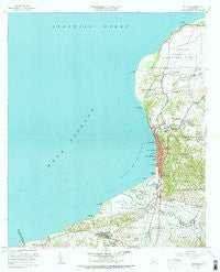 Aguadilla Puerto Rico Historical topographic map, 1:20000 scale, 7.5 X 7.5 Minute, Year 1960