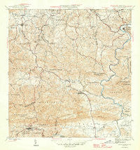 Aguas Buenas Puerto Rico Historical topographic map, 1:30000 scale, 7.5 X 7.5 Minute, Year 1946