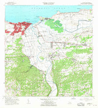 Arecibo Puerto Rico Historical topographic map, 1:20000 scale, 7.5 X 7.5 Minute, Year 1964