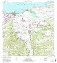 Arecibo Puerto Rico Historical topographic map, 1:20000 scale, 7.5 X 7.5 Minute, Year 1964